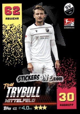 Sticker Tom Trybull - German Fussball Bundesliga 2022-2023. Match Attax - Topps
