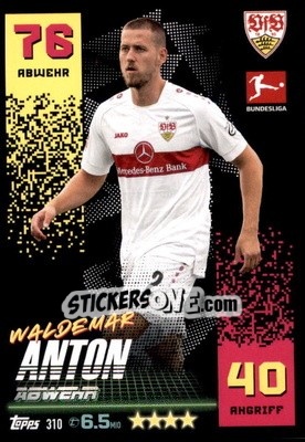 Sticker Waldemar Anton - German Fussball Bundesliga 2022-2023. Match Attax - Topps