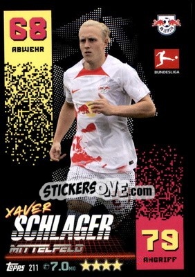 Sticker Xaver Schlager