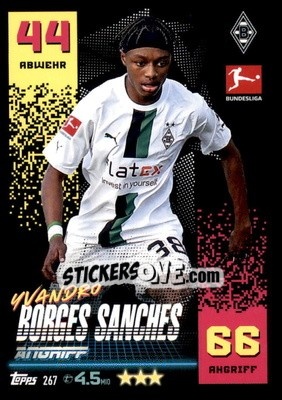 Sticker Yvandro Borges Sanches - German Fussball Bundesliga 2022-2023. Match Attax - Topps
