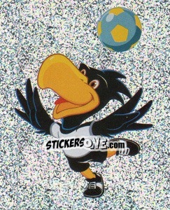 Sticker Paule - Das Dfb-Maskottchen (Glitzer) - Deutsche Nationalmannschaft 2011 n. 4 - Panini