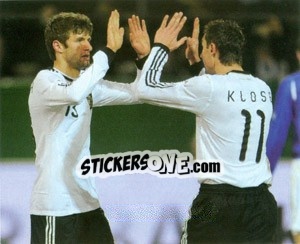 Figurina Spielszene - Deutsche Nationalmannschaft 2011 n. 6 - Panini