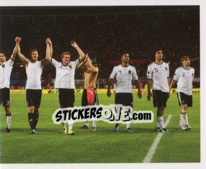 Sticker Spielszene (Puzzle) - Deutsche Nationalmannschaft 2011 - Panini