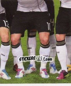 Sticker Mannschaftsfoto (Puzzle) - Deutsche Nationalmannschaft 2011 n. 21 - Panini