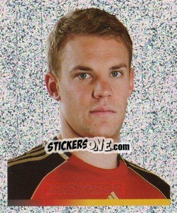 Sticker Manuel Neuer (Glitzer) - Deutsche Nationalmannschaft 2011 n. 23 - Panini
