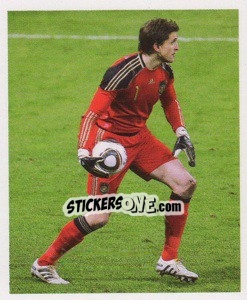Sticker René Adler - Deutsche Nationalmannschaft 2011 n. 28 - Panini