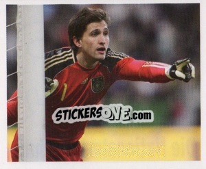 Cromo René Adler - Deutsche Nationalmannschaft 2011 - Panini