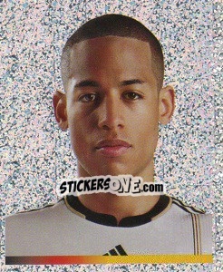 Sticker Dennis Aogo (Glitzer) - Deutsche Nationalmannschaft 2011 n. 38 - Panini