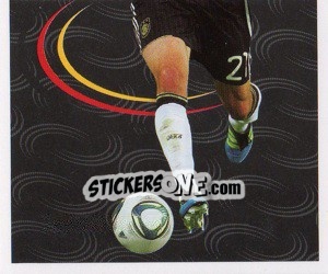 Sticker Benedikt Höwedes (Puzzle) - Deutsche Nationalmannschaft 2011 - Panini