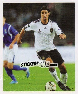 Sticker Sami Khedira - Deutsche Nationalmannschaft 2011 n. 104 - Panini