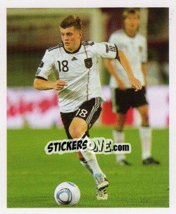 Sticker Toni Kroos - Deutsche Nationalmannschaft 2011 n. 112 - Panini