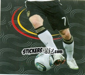 Sticker Bastian Schweinsteiger - Deutsche Nationalmannschaft 2011 n. 134 - Panini