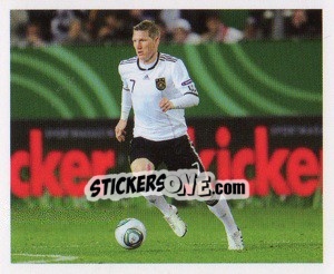Sticker Bastian Schweinsteiger (Puzzle) - Deutsche Nationalmannschaft 2011 n. 136 - Panini