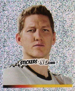 Sticker Bastian Schweinsteiger (Glitzer) - Deutsche Nationalmannschaft 2011 n. 137 - Panini