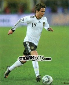 Cromo Mario Götze - Deutsche Nationalmannschaft 2011 - Panini