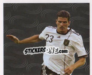 Sticker Mario Gomez (Puzzle) - Deutsche Nationalmannschaft 2011 n. 153 - Panini