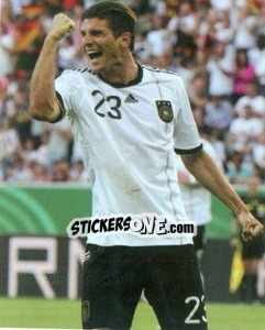 Cromo Mario Gomez - Deutsche Nationalmannschaft 2011 - Panini