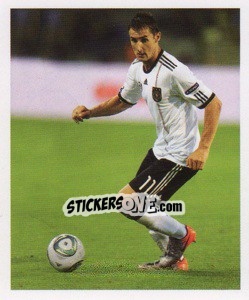 Sticker Miroslav Klose - Deutsche Nationalmannschaft 2011 n. 163 - Panini