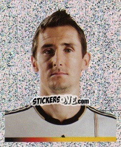 Figurina Miroslav Klose (Glitzer) - Deutsche Nationalmannschaft 2011 - Panini