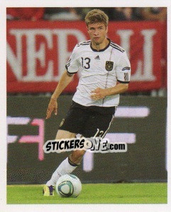Sticker Thomas Müller (Puzzle) - Deutsche Nationalmannschaft 2011 n. 168 - Panini