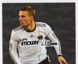 Sticker Lukas Podolski (Puzzle) - Deutsche Nationalmannschaft 2011 n. 173 - Panini
