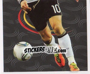 Sticker Lukas Podolski (Puzzle) - Deutsche Nationalmannschaft 2011 n. 174 - Panini