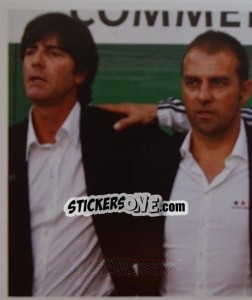 Figurina Joachim Löw (Puzzle) - Deutsche Nationalmannschaft 2011 n. 178 - Panini