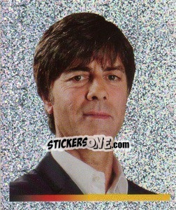 Sticker Joachim Löw (Glitzer) - Deutsche Nationalmannschaft 2011 n. 180 - Panini