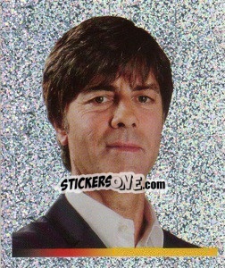 Sticker Joachim Löw (Glitzer) - Deutsche Nationalmannschaft 2011 - Panini