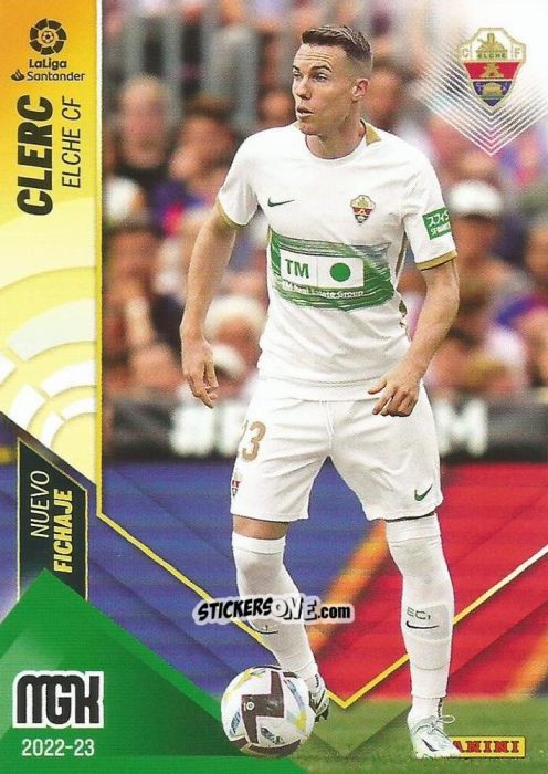 Sticker Clerc - Liga 2022-2023. Megacracks n. 465 - Panini
