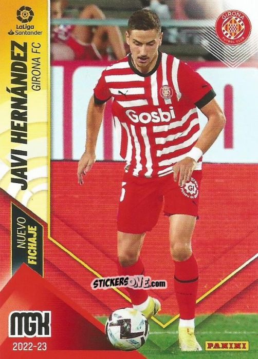 Cromo Javi Hernández - Liga 2022-2023. Megacracks n. 468 - Panini