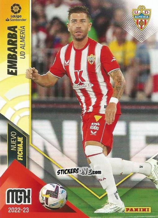 Cromo Embarba - Liga 2022-2023. Megacracks n. 469 - Panini