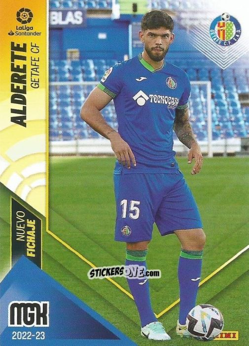 Cromo Alderete - Liga 2022-2023. Megacracks n. 470 - Panini