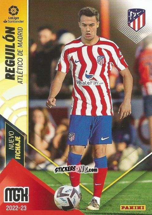 Cromo Reguilón - Liga 2022-2023. Megacracks n. 474 - Panini