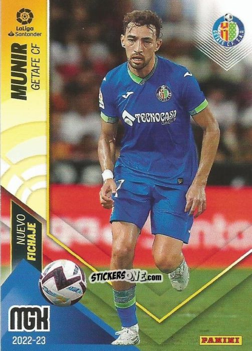 Cromo Munir - Liga 2022-2023. Megacracks n. 480 - Panini