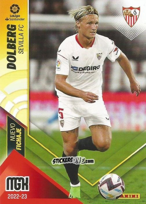 Cromo Dolberg - Liga 2022-2023. Megacracks n. 483 - Panini