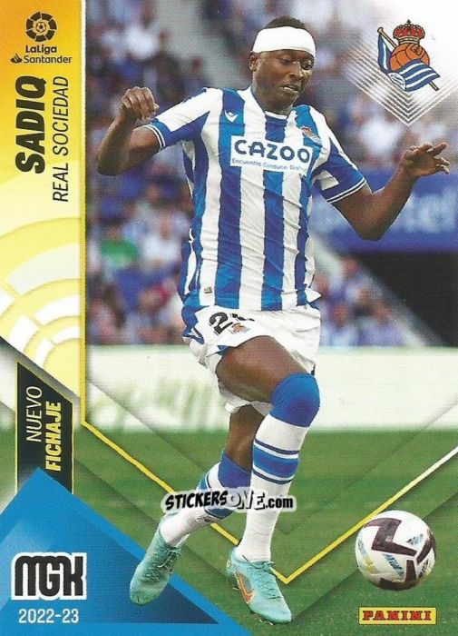 Figurina Sadiq - Liga 2022-2023. Megacracks n. 487 - Panini
