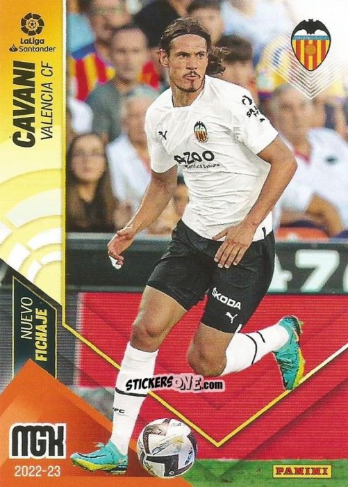 Cromo Cavani - Liga 2022-2023. Megacracks n. 489 - Panini