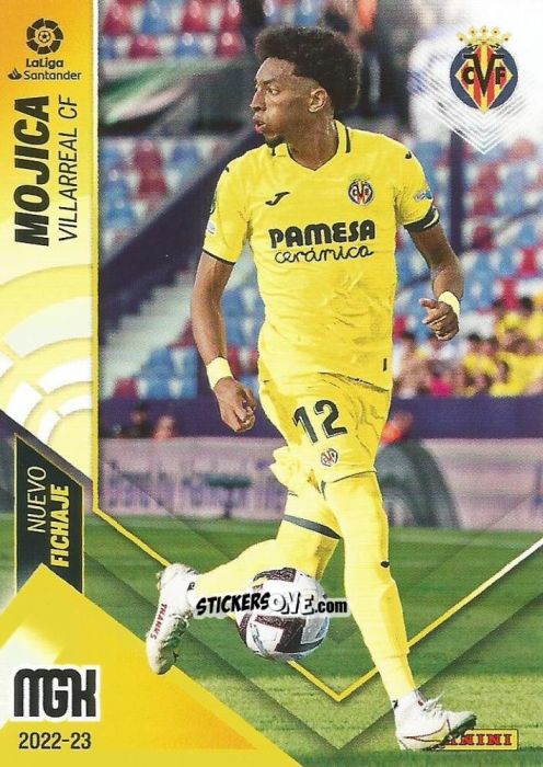 Figurina Mojica - Liga 2022-2023. Megacracks n. 490 - Panini