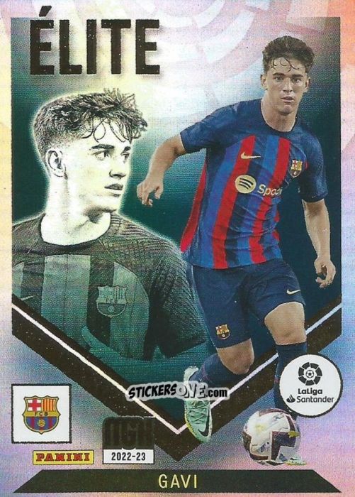 Cromo Gavi - Liga 2022-2023. Megacracks n. 496 - Panini