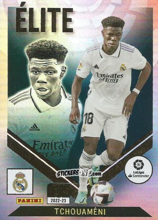 Figurina Tchouaméni - Liga 2022-2023. Megacracks n. 498 - Panini