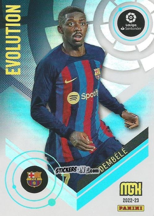 Sticker Dembélé - Liga 2022-2023. Megacracks n. 499 - Panini