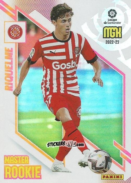Figurina Riquelme - Liga 2022-2023. Megacracks n. 504 - Panini