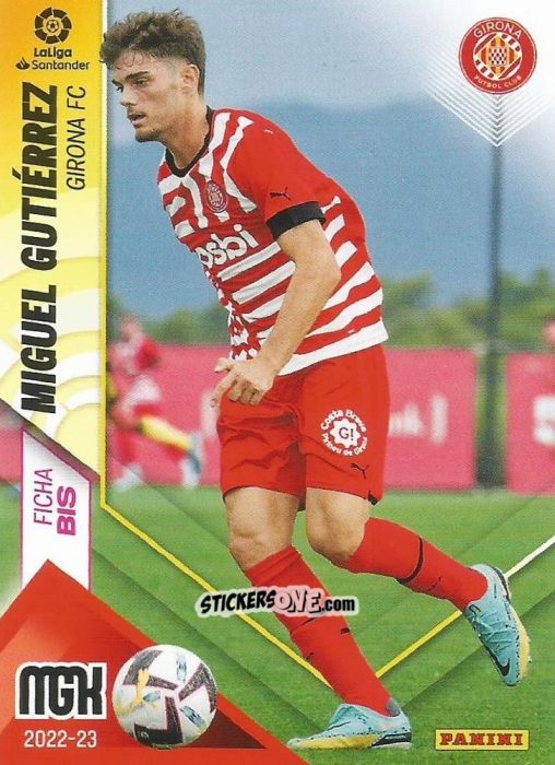 Figurina Miguel Gutierrez - Liga 2022-2023. Megacracks n. 198BIS - Panini
