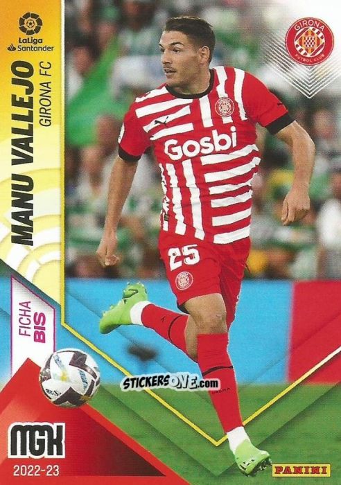 Figurina Manu Vallejo - Liga 2022-2023. Megacracks n. 205BIS - Panini