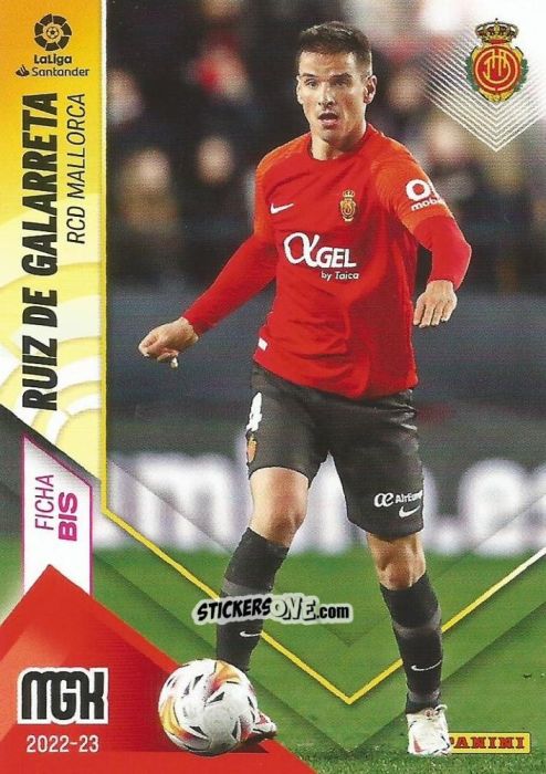 Figurina Ruiz De Galarreta - Liga 2022-2023. Megacracks n. 235BIS - Panini
