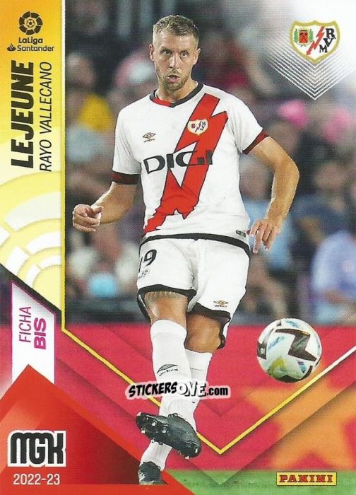 Figurina Lejeune - Liga 2022-2023. Megacracks n. 268BIS - Panini