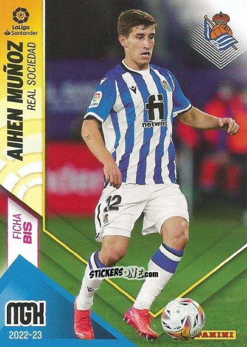 Figurina Aihen Munoz - Liga 2022-2023. Megacracks n. 288BIS - Panini
