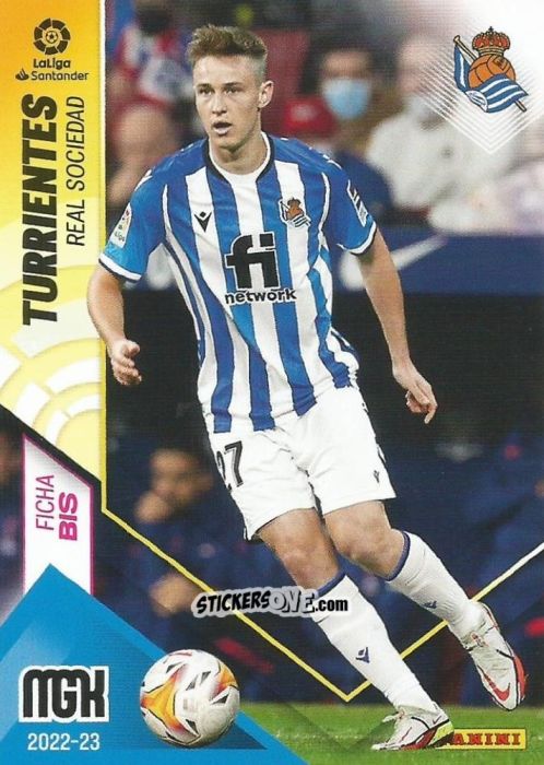 Figurina Turrientes - Liga 2022-2023. Megacracks n. 292BIS - Panini