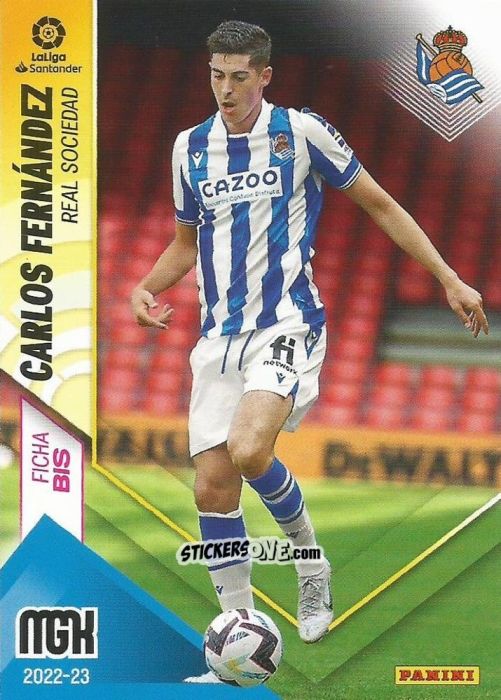 Figurina Carlos Fernandez - Liga 2022-2023. Megacracks n. 295BIS - Panini